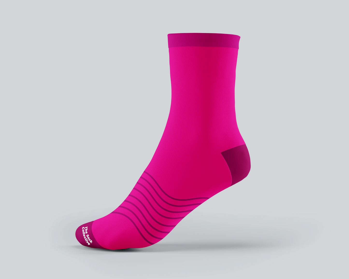 Pretty In Pink Wide Calf Compression Socks